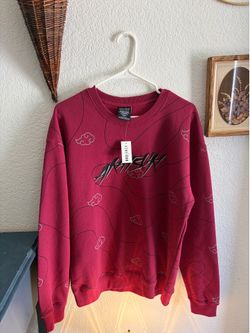 BoxLunch Exclusive Naruto Shippuden Akatsuki Clouds Crewneck Sweatshirt – Men's/Unisex Medium – New With Tags