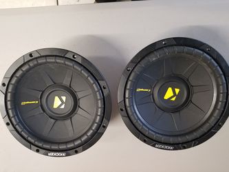 2 subwoofer kicker 10"