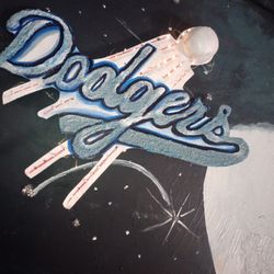 Dodger Sign With Lights