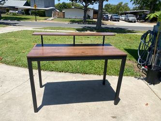 Brown desk