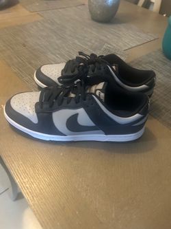 Georgetown dunks navy blue/gray size 11 mens