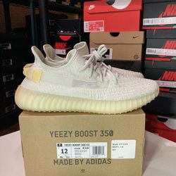 ADIDAS YEEZY BOOST 350 V2 (Light, Light, Light) [12 Men’s ]