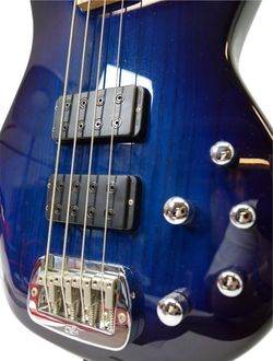 G&L M-2000 Bass Guitar Blue Burst USA with Hard Case