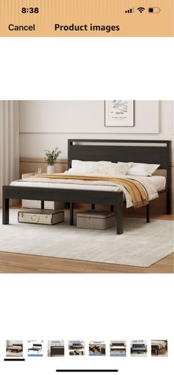 king size bed frame( no mattress)