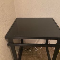 Metal Glass Coffee Table 