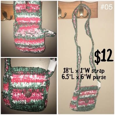 Handcrafted Multicolor Crocheted purse #5