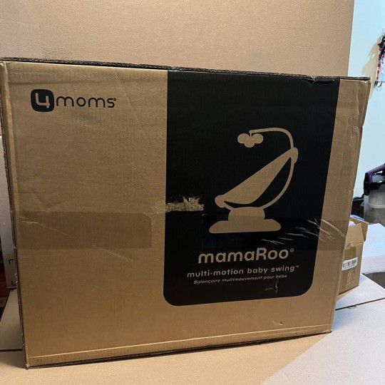 BRAND NEW 4moms Mamaroo 5 Multi-motion Baby Swing In Black