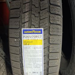 265/70/17 Goodyear Wrangler SRA