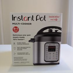 Instapot 9-in-1 6qt Brand new