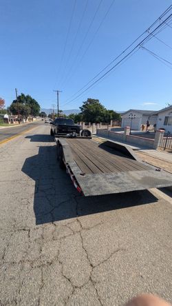 Car Hauler Trailer Tilt 20’x8.5’ Drive Over Fenders. Equipment Included