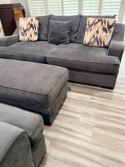 Sofa, loveseat and ottoman