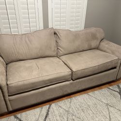Pull Out Couch And Lounge Chair W/ Ottoman