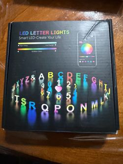 New led letter A for decoration, party, gift, etc…