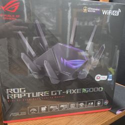 ASUS ROG Rapture WiFi 6E Gaming Router (GT-AXE16000)