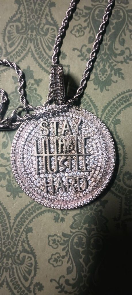 Stay Humble Hustle Hard Pendant