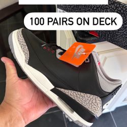Jordan 3 Black Cement 