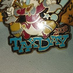 2
Disney Pin 45859 WDW Tax Day 2006 Scrooge McDuck Taxes Bills Government Filings