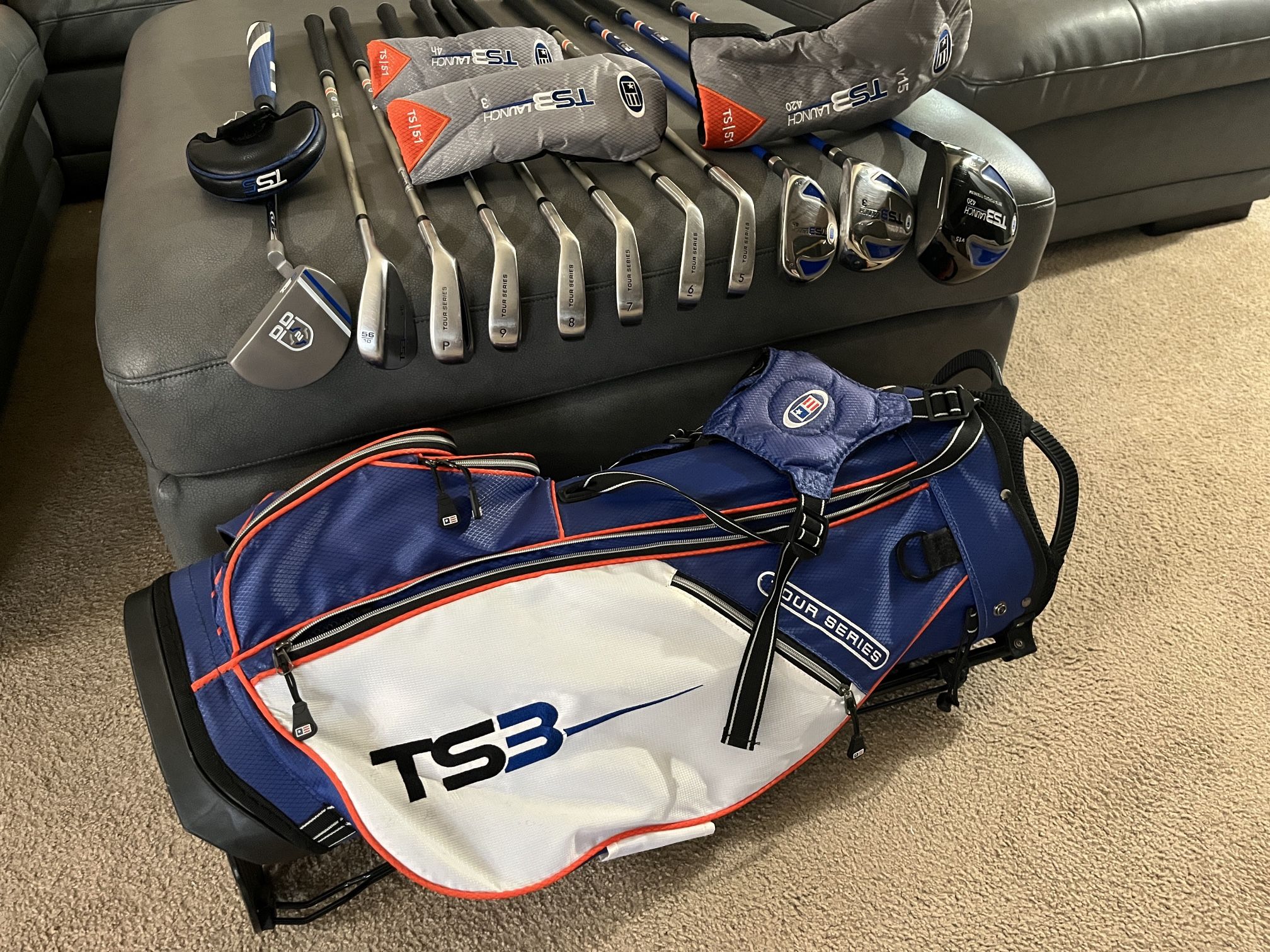 US Kids TS3 51” Junior golf set -16 Pcs w/ Bag.