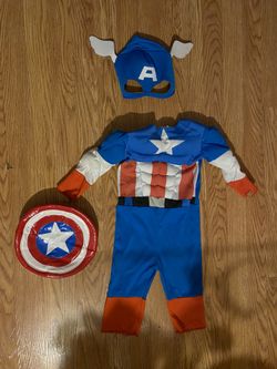 Captain america for toddler size S 2T