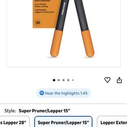 Fiskars 15-Inch PowerGear Loppers