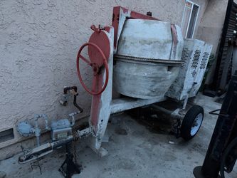 9 Cu.ft  polyethylene drum concrete mixer
