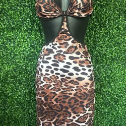 Cheetah Print Dress 