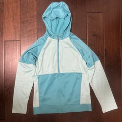 Columbia Youth Girls Size Large (14/16) Zip-up Fleece Jacket.