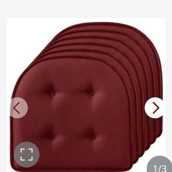 Back

WON

￼

￼

￼

1/3

LOVTEX Chair Cushions For Dining Chairs 6 Pack, Non Slip Chair Pads For Dining Chairs, Kitchen Chair Cushions 17 X 16 X 1.5, 