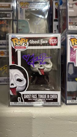 Ghost Face autographed Funko Pop
