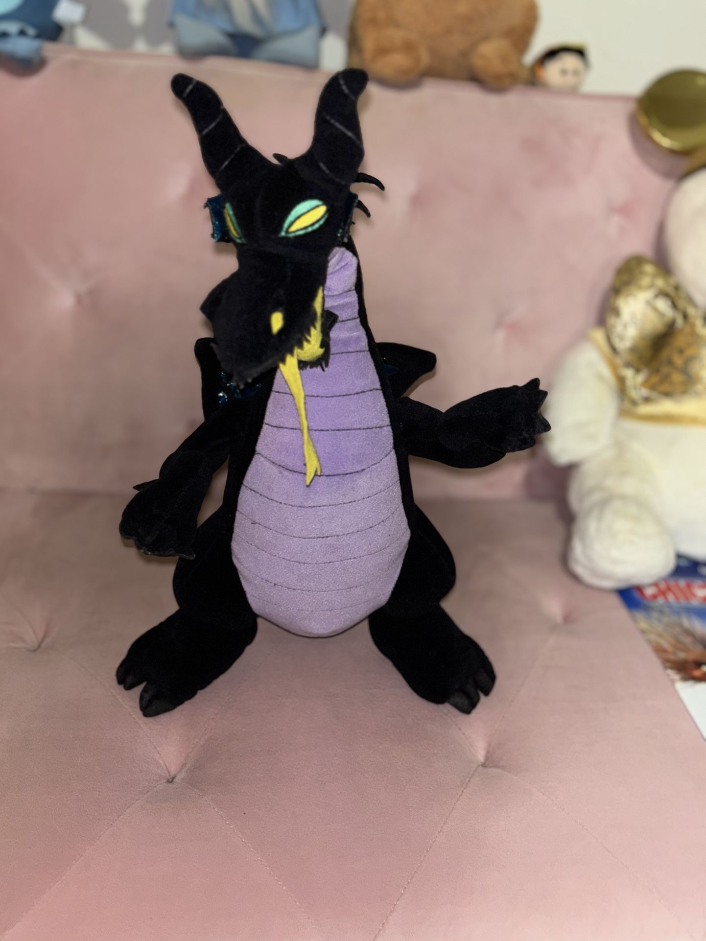 DISNEY STORE SLEEPING BEAUTY MALEFICENT DRAGON PLUSH