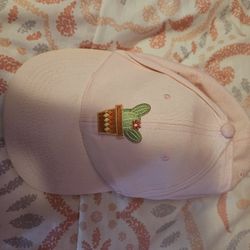 Pink Cactus Embroidered Hat