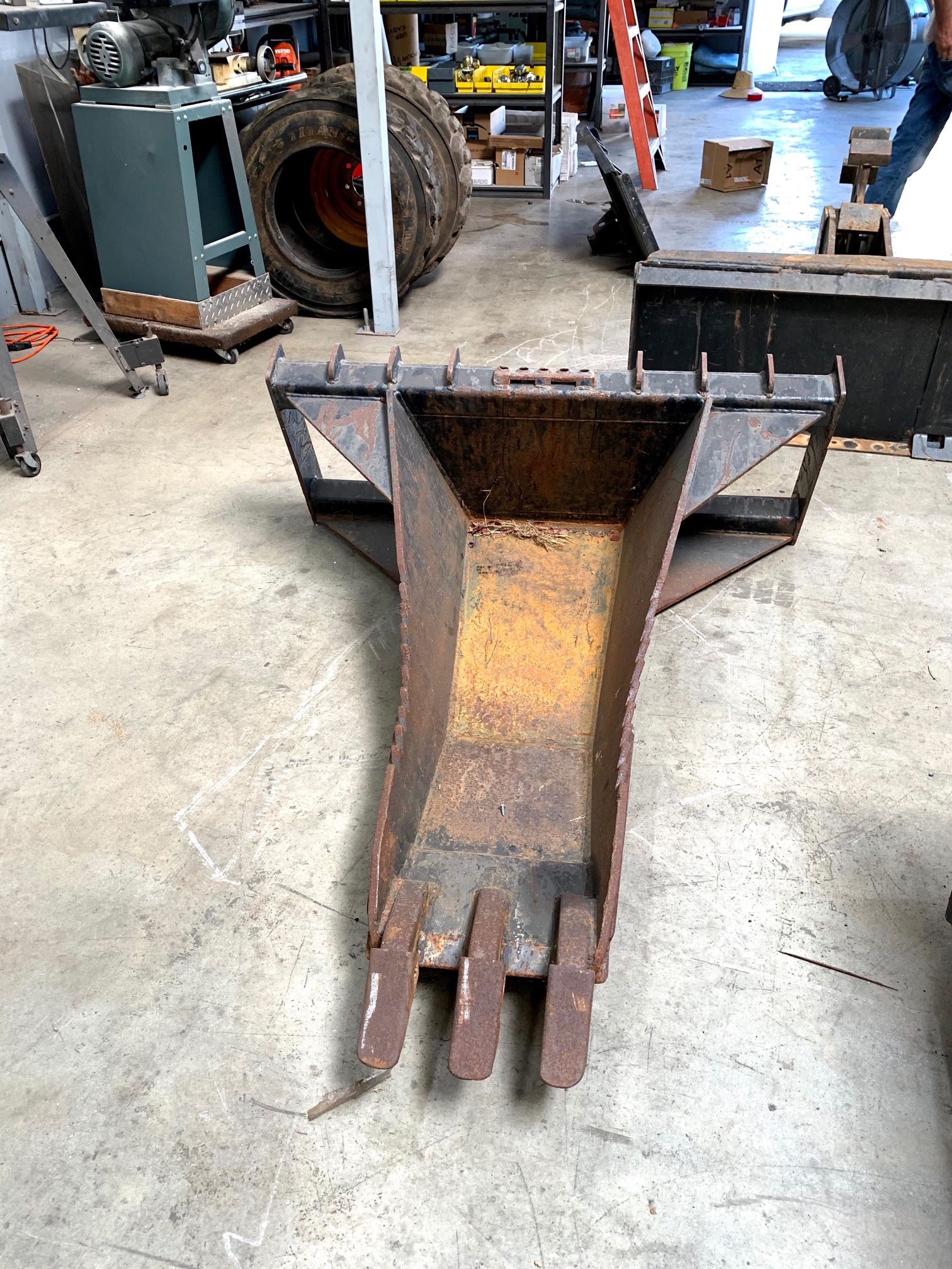 Stump Bucket Skid Steer Attachment