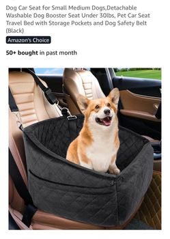 Dog car seat for small to medium dogs. Great condition