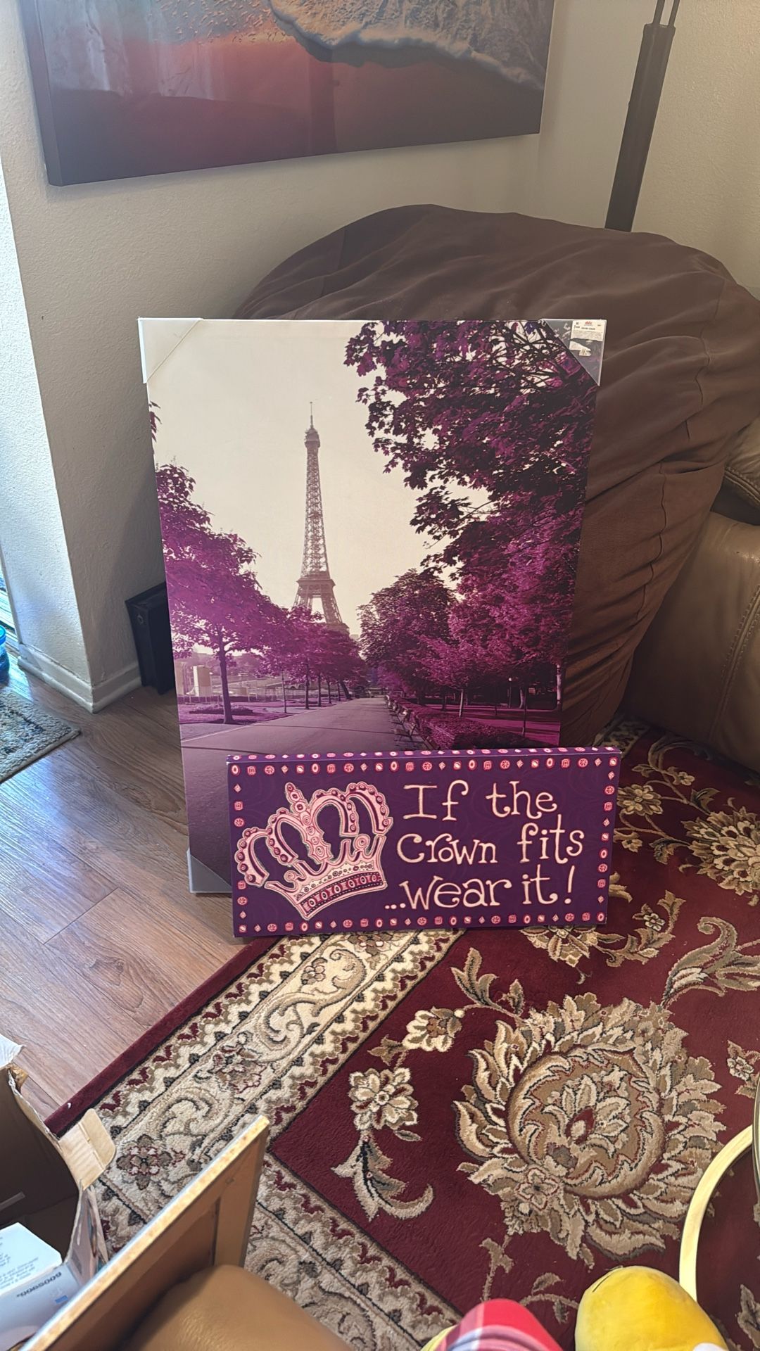 2 Purple Cute Paintings