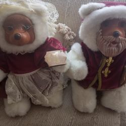 Christmas Raikes BEARS - 5 of them