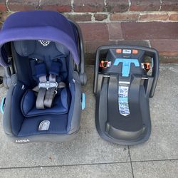 UPPAbaby Mesa V3 Infant Car Seat - Easy Installation + SmartSecure Technology - Attaches to Stroller | Base + Infant Insert Included