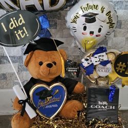 Beautiful Graduation Teddy Bear Arrangement 