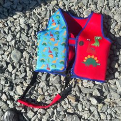 Dinosaurs Swimming Vest For Kids 30-55lbs