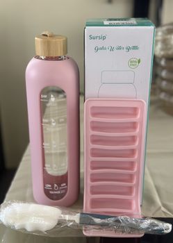 Glass Water Bottle