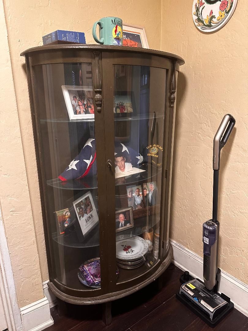 Vintage Curio Cabinet 