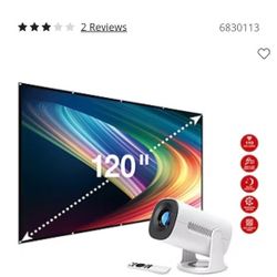 Beam All In One Projector And Screen 