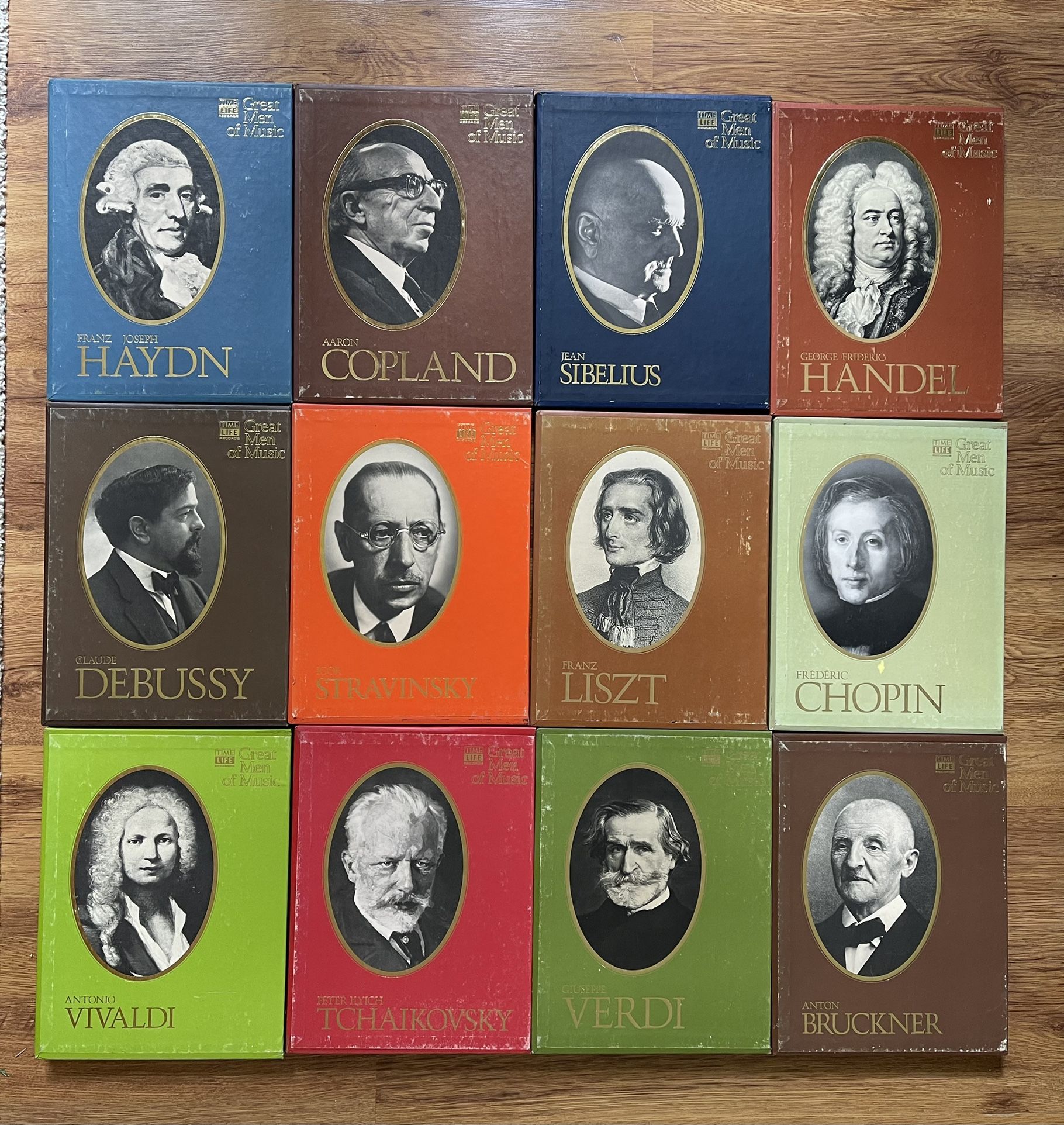 Lot of 11 Great Men Of Music - 43 Cassette Tapes