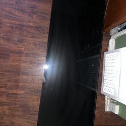 (Black) Tempered Glass 2-Tier Glass TV Stand