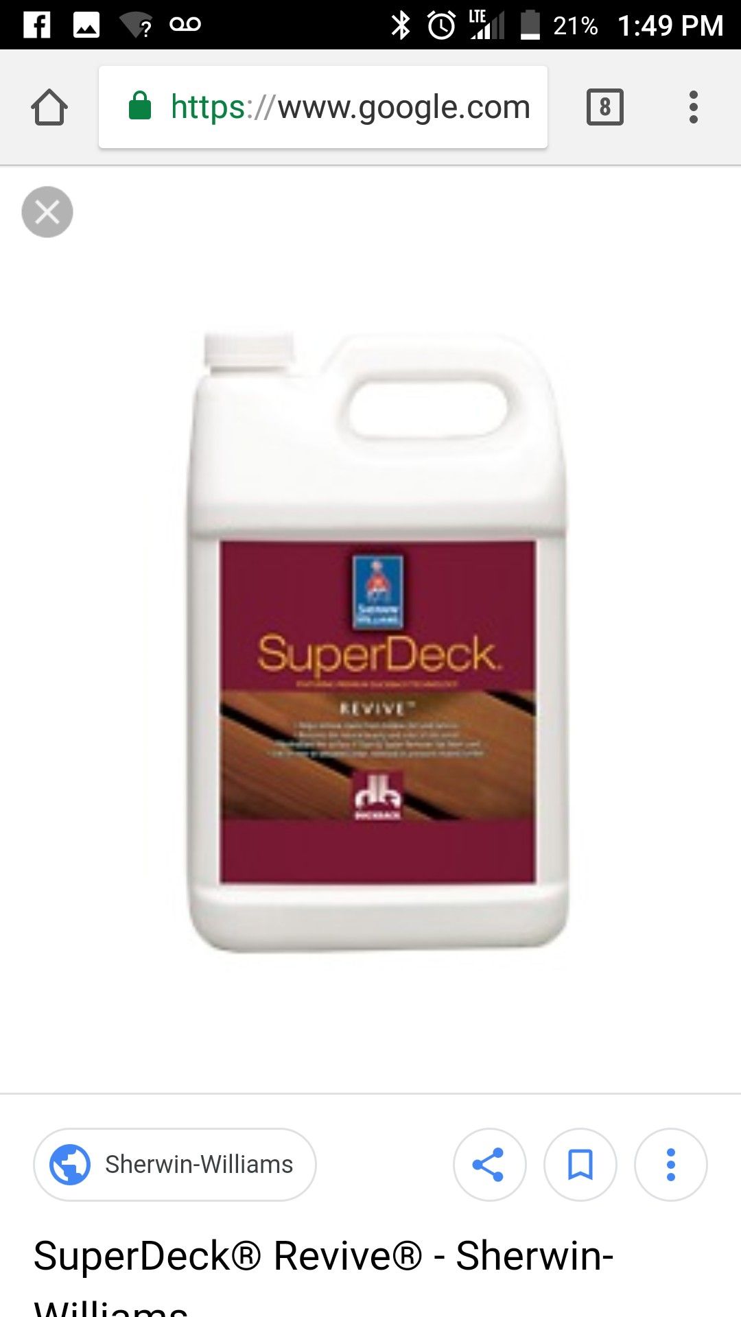 SuperDeck REVIVE, 7 GALLONS, Sherwin Williams