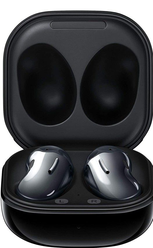 SAMSUNG Galaxy Buds Live True Wireless Earbuds US Version Active Noise Cancelling Wireless Charging Case Included, Mystic Black


