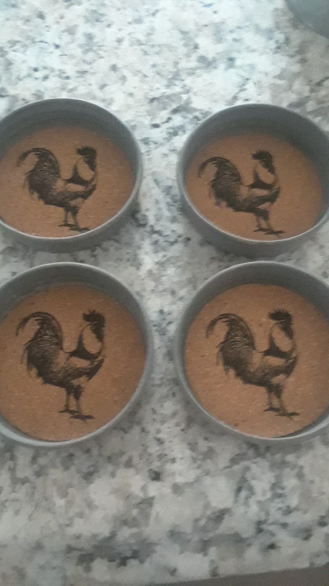 Rooster coasters