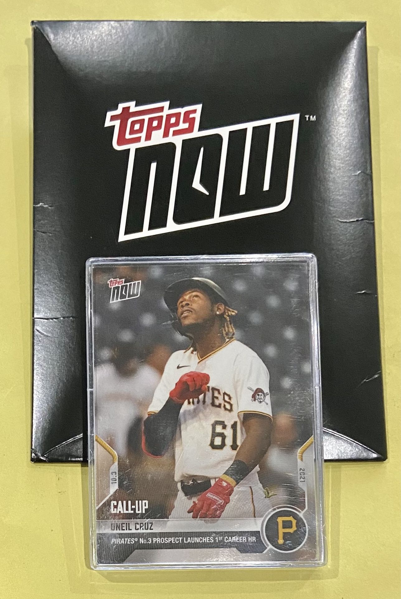 2022 Topps Now O’Neill Cruz Rookie Card Pittsburg Pirates
