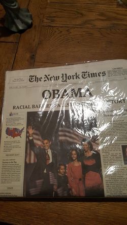 Obama Win election 2008 new papers