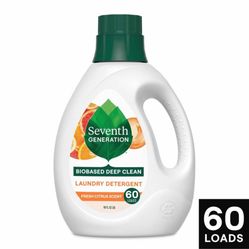 Seventh Generation Liquid Laundry Detergent Soap  - 135 fl oz: Dye & Phosphate-Free, HE Formula