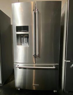 Stainless Steel French Door Refrigerator with Ice Maker